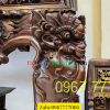 sập thờ tứ linh cỡ nhỏ kèm chân nghê sập thờ tứ linh cỡ nhỏ kèm chân nghê