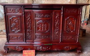 mẫu tủ thờ gỗ gụ